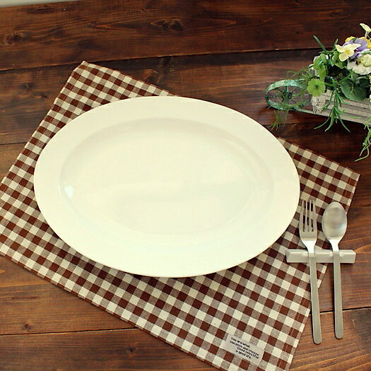 ニューボン リム付きオーバルプレート(36.5cm)(洋食器 お皿 プレート パスタ皿 盛皿 大皿 カフェ風 カフェ食器 業務用 業務用食器 白い食器 アウトレ...