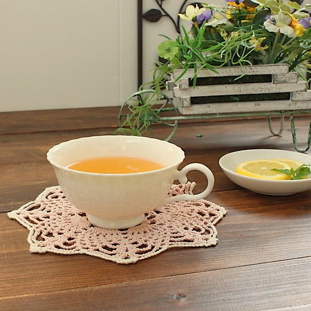 レリーフ紅茶カップ(洋食器 白い食
