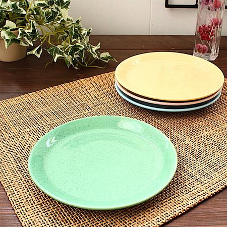 カラフル梨地プレート(緑)(洋食器 お皿 プレート 中皿 取り皿 デザートプレート ケーキプレート サラダ カフェ カフェ風 カフェ食器 業務用 業務用食器 ア...