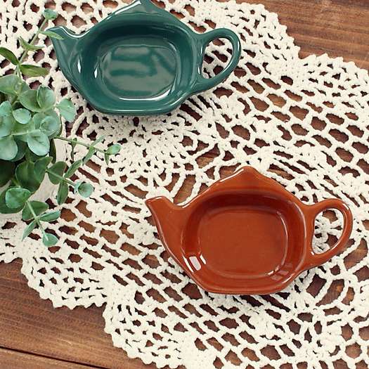 ティーポット小皿(ブラウン)(洋食器 小皿 豆皿 プレート お皿 カフェ カフェ風 カフェ食器 業務用 業務用食器 アウトレット 訳あり 多治見美濃焼 日本製)