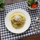 リム付きpastaプレート(洋食器 白い食器 アウトレット パスタプレート パスタ皿 プレート お皿 大皿 カフェ風 カフェ食器 業務用 業務用食器 多治見美濃焼 日本製)