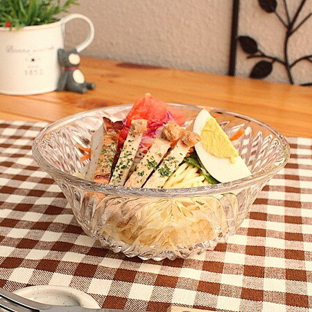 (在庫限り) スタイリッシュなガラスボウル(洋食器 ガラス ボウル サラダボウル デザート カフェ カフェ風 カフェ食器 業務用 業務用食器 アウトレット 訳あ...