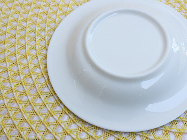 (最終在庫)　カラーラインシリーズ ブルー小皿(洋食器 お皿 小皿 スイーツ 白い食器 アウトレット込み 多治見美濃焼 日本製)