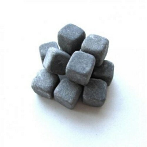 ソリッドステアタイト・ウイスキーキューブ《シュンガイト》1.5cm [浄化/シュンガイト/電磁波/チャクラ..