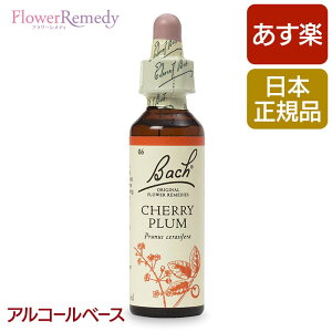 バッチフラワーレメディ チェリープラム（自制心） アルコールベース(20ml)/人気フラワーエッセンス バッチフラワーレメディ 正規輸入品【メール便対象】[バッチ/フラワー/レメディ/フィトセラピー/正規品/フラワーレメディ]