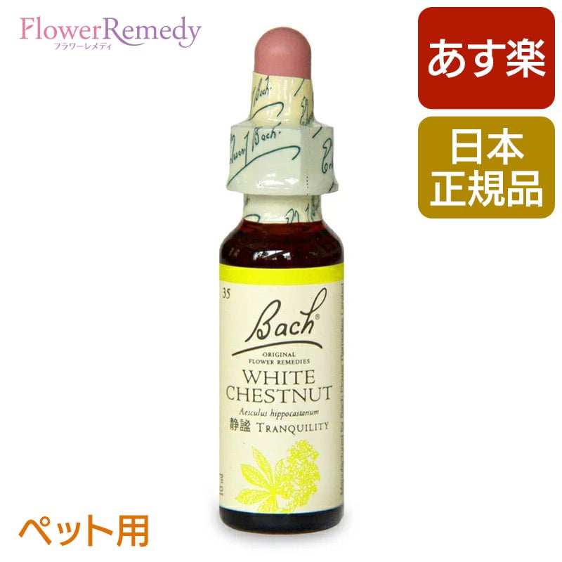 バッチフラワーレメディ ホワイトチェストナット（静謐）10ml/フラワーエッセンス バッチフラワーレメディ 正規輸入品