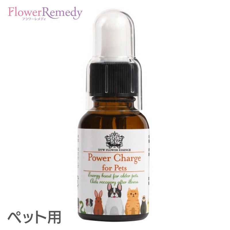 パワーチャージ フォーペット《DTWフラワーエッセンス》25ml【ペット/犬/猫/動物/日本国内正規品/DTWフ..