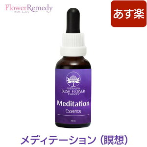 メディテーション（瞑想）《オーストラリアンブッシュフラワーエッセンス》30ml [[コンビネーション/フラワーエッセンス/オーストラリアンブッシュ/スピリチュアル]