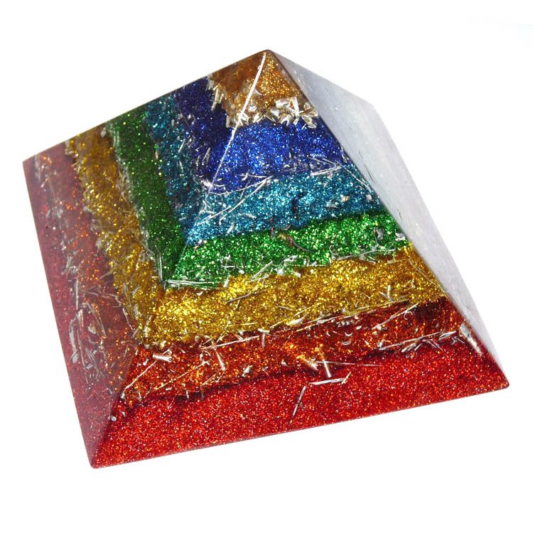 チャクラピラミッドオブジェ 《ボヘミアンオルゴナイト》 9×6.5cm