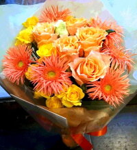おまかせ花束5000円『お祝い・記念日用』,あす楽,15時迄,受付,生花,おまかせ,花束,5000円,誕生日,記念日,お祝い,ギフト,プレゼント,歓送迎会,送別会,舞台,贈呈,新宿,四谷,花屋,シャムロック,楽天市場