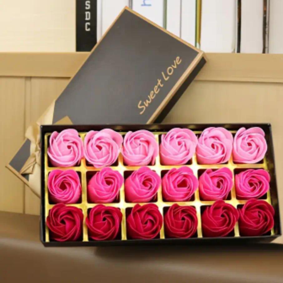 【送料無料】フラワーソープ お花の石鹸 香りのお花 お風呂に お部屋に お土産 プレゼントお仏壇に お供え花