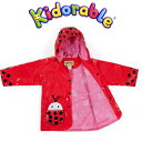 SALE てんとうむし キッズレインコート 子供雨合羽 Kidorable(キドラブル) 90cm 95cm 100cm 110cm 115cm 125cm 入...