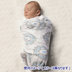 赤ちゃん ガーゼおくるみ　ゾウさん　スワドルデザインズ　サファリ　マタニティー　ベビー　ブランケット　SwaddleDesignsマーキゼットSafari Fun　[ブルー/ピンク/イエロー/ミントグリーン]正規品　可愛い　出産祝い　高級素材　人気　おくるみでマスク