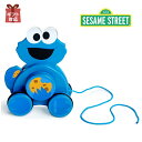 クッキーモンスター プルトイ セサミストリート SESAME STREET スナック&ストロール・クッキーモンスター(クッキーモンスターの木製プルトイ)木のおも...