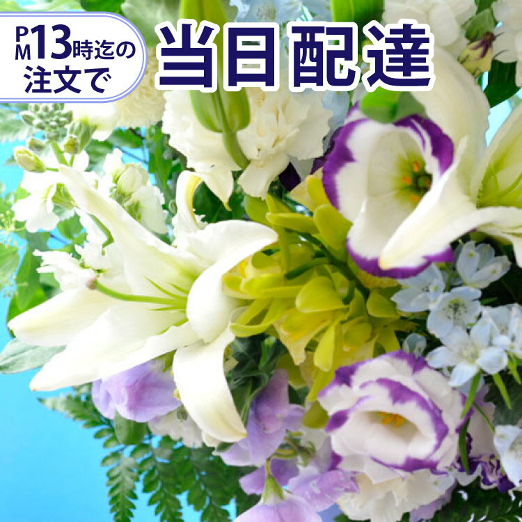 お悔やみ・お供え・葬儀・法事・仏事・命日にきょう花特急便本日お届け【お盆】【お悔やみ】【供花】【あす楽対応_東海】【あす楽対応_近畿】【ペット】お急ぎ【全国ネットワーク又はイーフローラでお届け】即日配達 当日配達【喪中お見舞い】