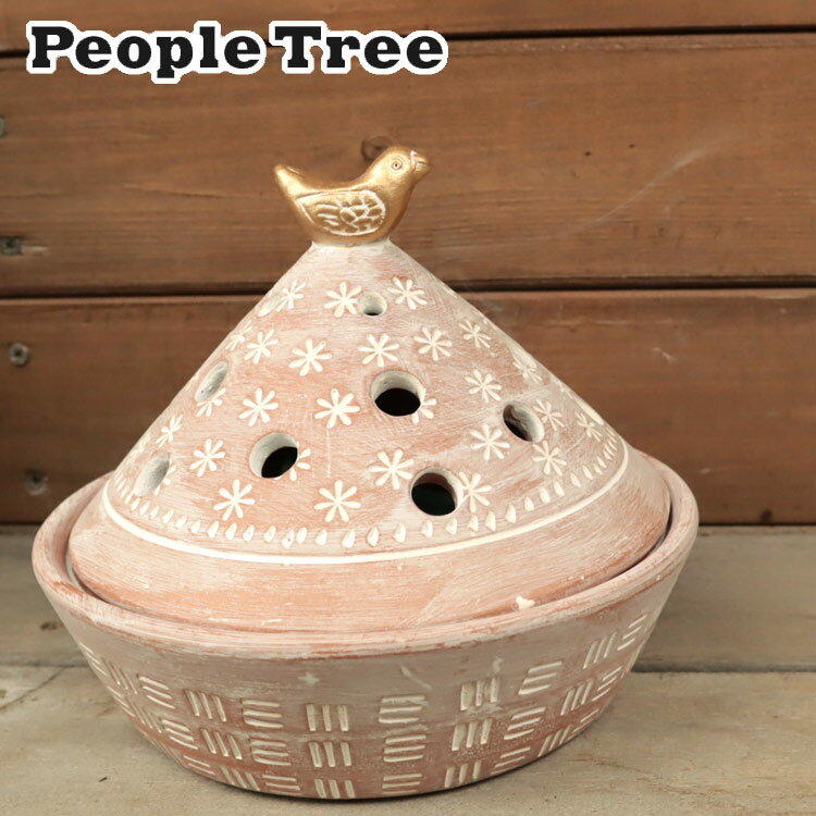 people tree 小鳥の蚊取り線香ホルダー 177205【送料込】 フェアトレード 蚊取り 陶器 テラコッタ アジアン エスニック ピープルツリー リビング雑貨 FKTS