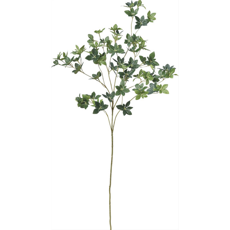 【72-43333-51】 造花　アートフラワー A−43333　ドウダン　S　 #051A グリ-ン 1本送料無料　花資材 松村工芸 FKTS