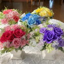 プリザーブドフラワー 母の日ギフト 母の日 誕生日 結婚祝い 古希祝い 米寿祝い 喜寿祝い 内祝い 新築祝い 退職祝い 記念日 お見舞い【ミニョン選べる5色】