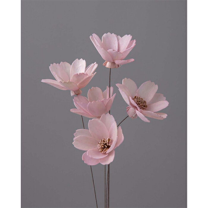 【ハンドメイドフラワー】大地農園/ソーラーコスモス 5本 ピンク/32660-100