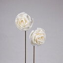 【ハンドメイドフラワー】ソラフラワー ステムタイプ 7(2本) 花径:約10〜12cm 約L65cm ROSE A NC(4)