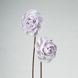 【ハンドメイドフラワー】ソラフラワー ステムタイプ 7（2本） 花径：約10～12cm 約L65cm ROSE B #8