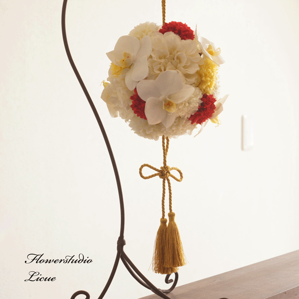 和ボール　ブーケ 楽天市場】和装 ボールブーケの通販