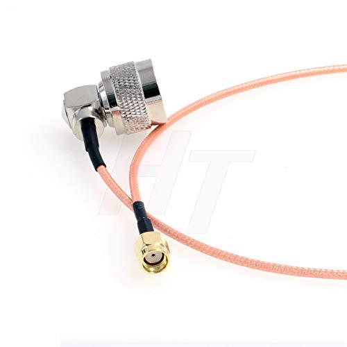 HangTon Teradek ボルトビーム N オス - RP-SMA プラグパネル アンテナアレイケーブル 45cm