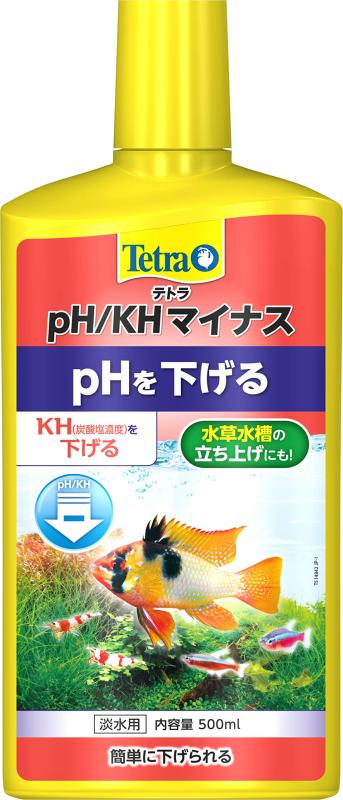 テトラ (Tetra) PH/KHマイナス 500ml (淡水用) PHを簡単速やかに下げる KHも下げる ペーハー水槽の水のpH値を降下させる淡水用の水質調整剤pHと炭酸塩硬度(KH)を同時に下げます商品ラインナップは250mlと500ml弱酸性の軟水を好むディスカス等を飼育している水槽の水質を調整するためにおすすめですペーハー調整剤