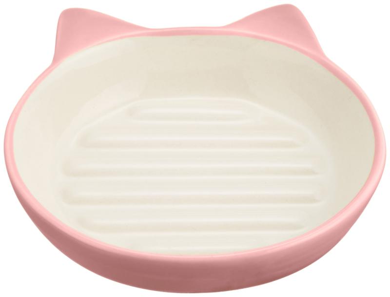 Pet rageous designs（ペットレジオスデザイン）猫用食器 イージーダイナーキャットディッシュ ピンク