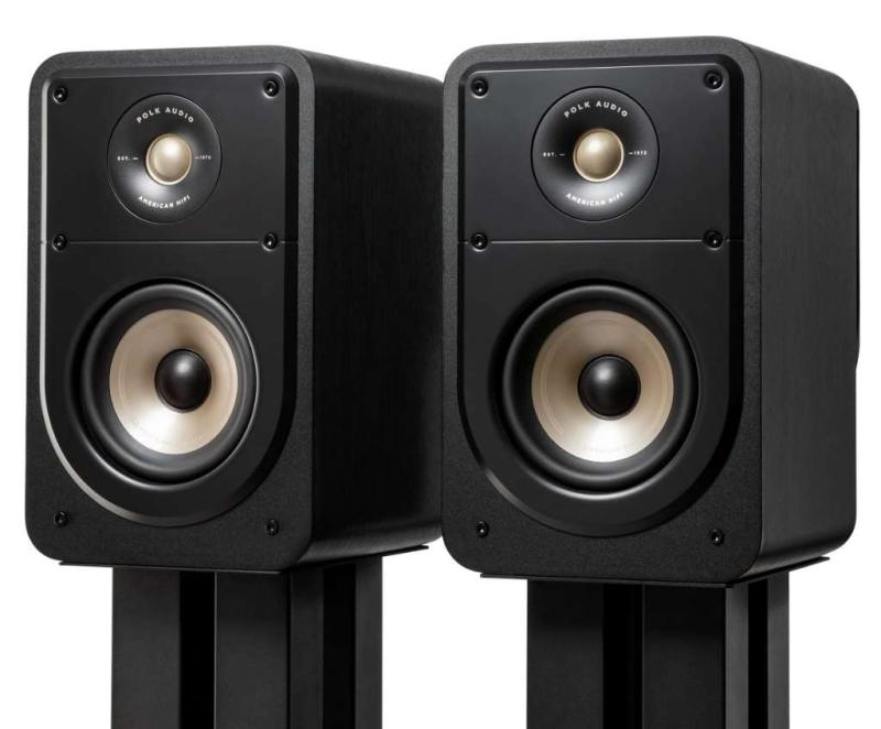 ポークオーディオ POLK AUDIO SIGNATURE ELITE ES15 コンパクトブックシェルフスピーカー ブラック ES15BLK（2台1組）