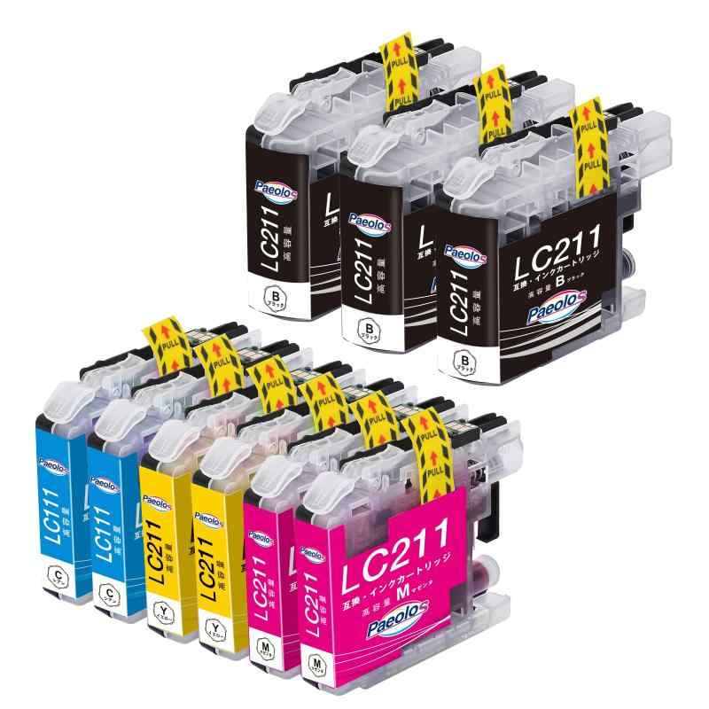 樂天商城 - Brother用 ブラザー用 LC211 LC211インク LC211互換インク LC211-4PK 4色セット(合計9本) 対応DCP-j968N DCP-J562N MFC-J737DN MFC-J837DN MFC-J887N MFC-J907DN
