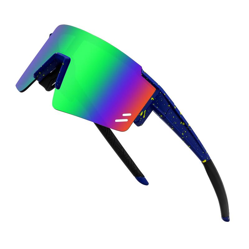 樂天商城 - Feisedy キッズ スポーツ サングラス 子供用 UV400 超軽量 サングラス ゴルフ ジョギング 野球 バス 釣り 登山 自転車 サイクリング 紫外線カット B0048