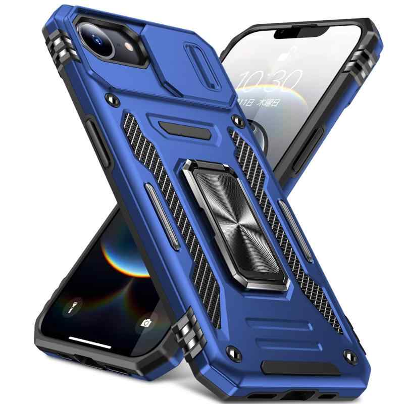 樂天商城 - PNEWQNE iPhone SE 用ケース 第3世代【2022年新型】iPhone SE2/8/7 用ケース リング付き 衝撃吸収 耐衝撃 スタンド機能 米軍MIL規格 アイフォン se3 用カバー 全面保護 360°回転 滑り落ちにくい 人気 おし