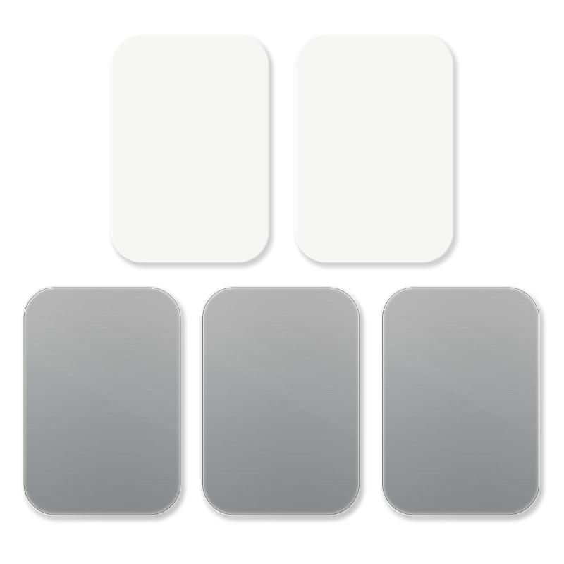Rakuten - OWLKELA スチールプレート マグネット補助板 (65×45×1mm) 板厚1mm スチールシート 磁石がくっ付く マグネット吸着用 金属プレート 超強力テープ付き 浴室 キッチン 車載用 DIY 壁掛け(5枚入り ホ