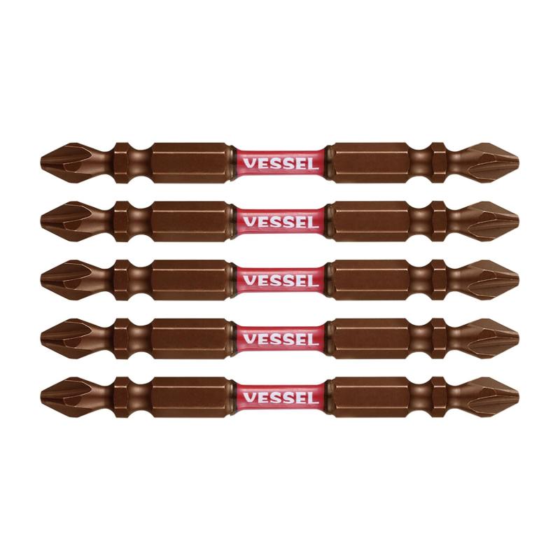 樂天商城 - ベッセル(VESSEL) サキスボ トーションビット 両頭 +2×φ4×82mm 5本組 SST5P2082