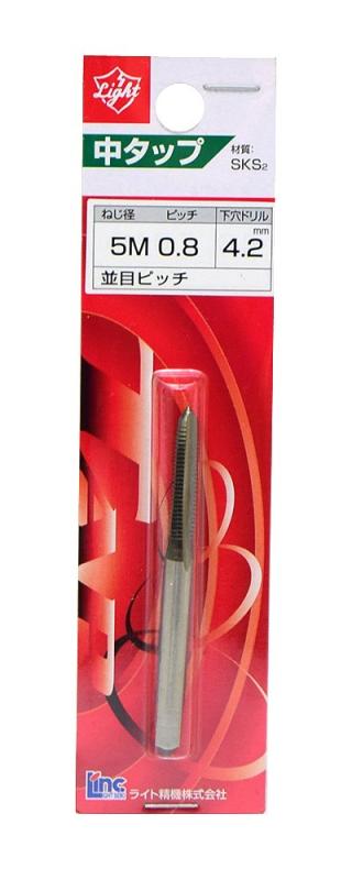 樂天商城 - ライト精機 ライト中タップM5-0.8