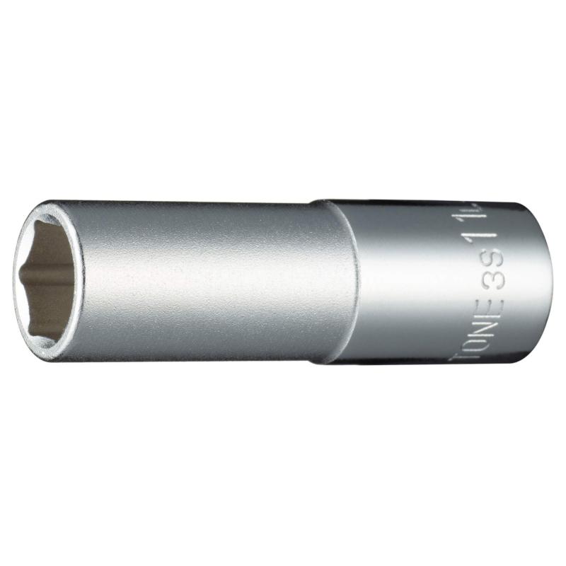 樂天商城 - トネ(TONE) ディープソケット(6角) 3S-11L 差込角9.5mm(3/8") 二面幅11mm