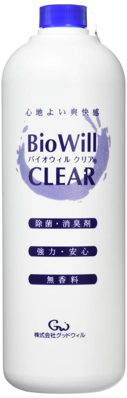 バイオウィルクリア ボトル(詰替) 1L本体サイズ (幅X奥行X高さ) :8.0×8.0×26.0cm本体重量:1100.0g内容量:1000.0ml