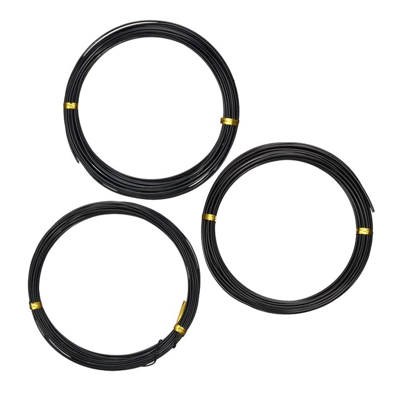 Rakuten - YANYULI 園芸用アルミ線 ワイヤー 針金 3個セット 1mm/1.5mm/2mm 長5m やわらか針金 結束 園芸 盆栽用 家庭菜園 ガーデニング用