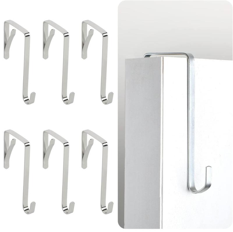 ドアハンガー Rinimie ドアフック 小物掛け ドア掛けフック かばん掛け 省スペース 耐荷重強化 静音 滑..