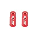 X AUTOHAUX タイヤバルブキャップ バルブステムキャップ ダストバルブキャップ アルミニウム合金 フレンチタイプ バイク用 2個入り 赤