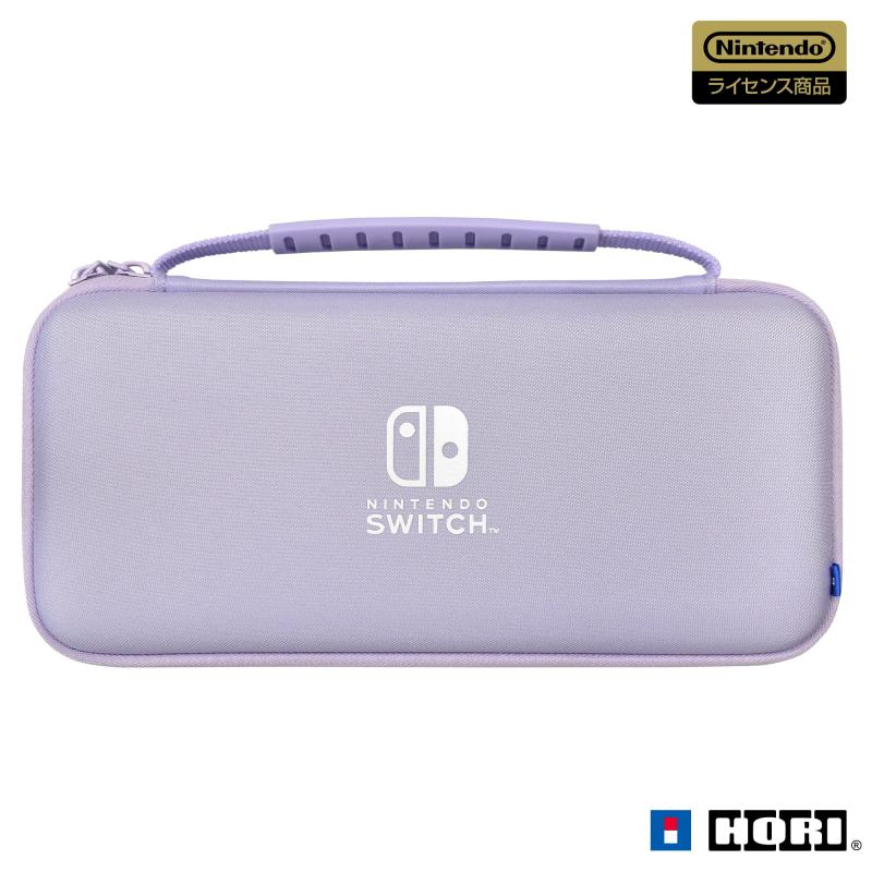 【任天堂ライセンス商品】スリムハードポーチ プラス for Nintendo Switch™ カシスパープル【有機ELモデル・両対応】