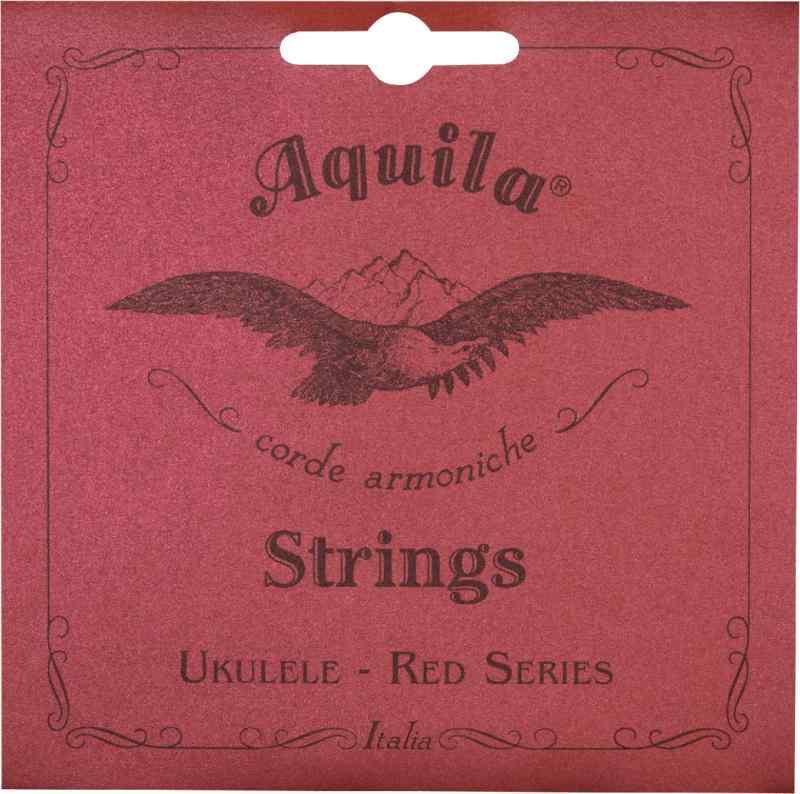 Aquila アクィーラ ソプラノウクレレ用弦 60センチメートル AQR-SR 83UAquila Nylgut Strings Red Seriesソプラノウクレレ セット弦レギュラー
