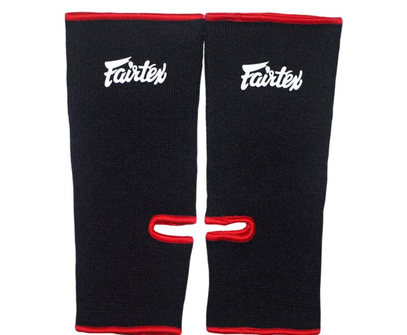 Rakuten - Fairtex アンクルガード フリーサイズ (ブラック＆レッド)