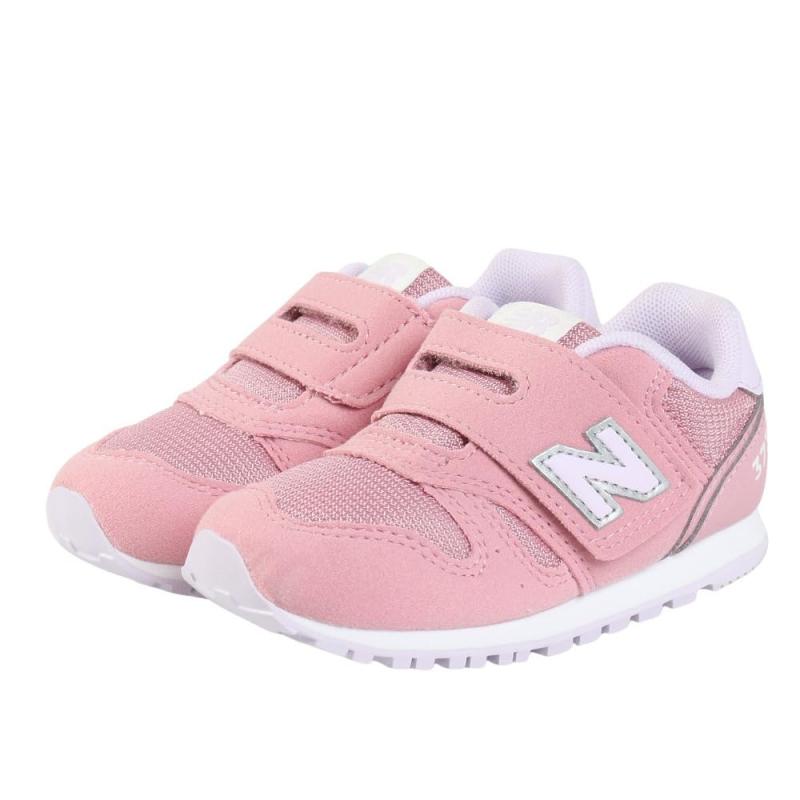 Maternity Foods - [ニューバランス] 女の子 キッズ 子供靴 運動靴 通学靴 IZ373 ベビースニーカー ワンベルト キッズシューズ ストラップ IZ373PL2
