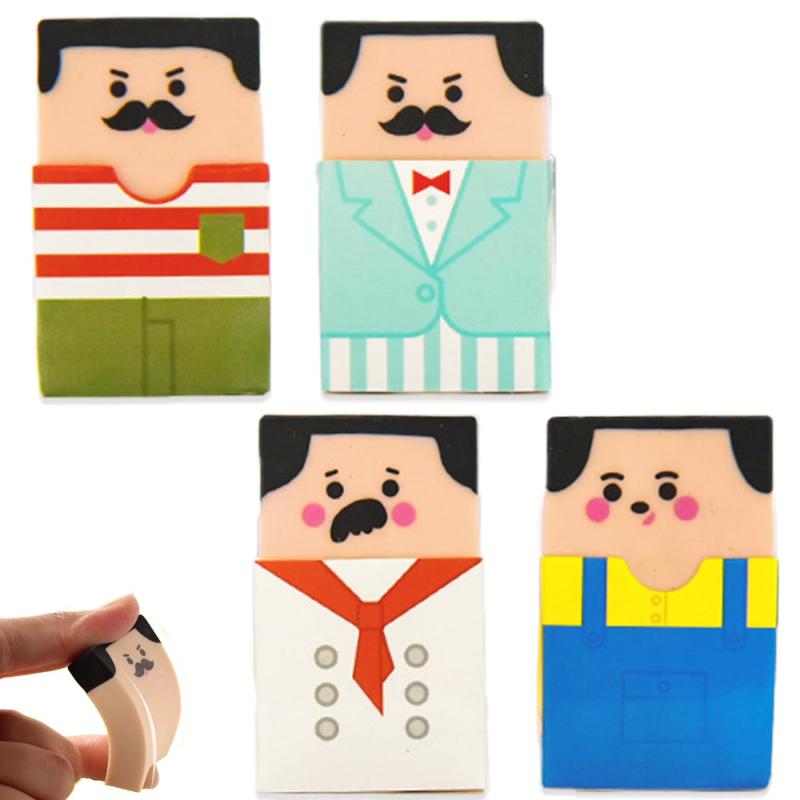 Mirhua 消しゴム 可愛い鉛筆消しゴム ハゲおじさん消しゴム 子供 学生 DIY 描画 記念品 プチギフト 小学生 デッサン用 学習用 お絵か デッサン用 お絵か (4個セット)【かわいいサラリーマン消しゴム】めちゃくちゃ可愛い文房具で、4つの職業（スーツを着た男性、小学生、縞模様の男性、料理人）が特に可愛らしいです。ハゲの表現がなんとも言えず、通勤者にはたまらない一品です。面白い消しゴムは中年男性が主役で、消しゴムを使うたびにハゲていきます。消しゴムを多用すればするほど、中年男性は禿げていくユニークなデザインです。【DIYフリースタイリング】使用する際には、消しゴムのハゲのスタイルを自分で選ぶことができます。髪の前や後頭部からハゲる部分を選ぶことができ、ユーモア溢れる驚きと笑いが待っています。自分だけの個性的なハゲスタイルを楽しむことができます。【ユーモア溢れるギフト】 このユニークな消しゴムは、友人や家族への贈り物としても人気があります。特に小学生に人気があり、普通の消しゴムとは一味違う楽しいアイテムとして、記憶に残るプレゼントになります。 「はげ」についてのユーモラスな体験を共有でき、笑顔を引き出すことができます。例えば、YJRUNFUの「ハゲおじさん消しゴム」は、ユニークなデザインで小学生に大人気。デッサン用や学習用にも適しているため、実用性と楽しさを兼ね備えたプレゼントとして喜ばれます。【クリーンな消去】この消しゴムは、文字をきれいに消すことができ、残りカスや傷を残しません。柔らかい素材で作られているため、長時間の使用にも耐え、常に最高の性能を発揮します。【人気の文房具】この中年男性消しゴムは、面白いギフトとして人気です。周りの友人や家族に渡して、「はげ」についてのユーモラスな体験を共有しましょう。特に小学生は、通常の消しゴムよりも注目を集めやすく、子供たちにとって楽しいものです。