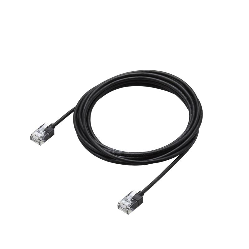 樂天商城 - エレコム LANケーブル CAT6A 3m スーパースリム ブラック ECLD-GPASSBK3
