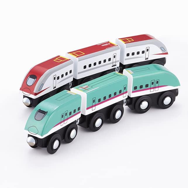 moku TRAIN E5系はやぶさ＆E6系こまち連結セット本体サイズ：約W213×H45×D32mm