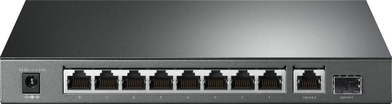 NEC - TP-Link 10ポート ギガビット デスクトップ スイッチングハブ(8 PoE+ ポート 搭載) poe ハブ TL-SG1210P