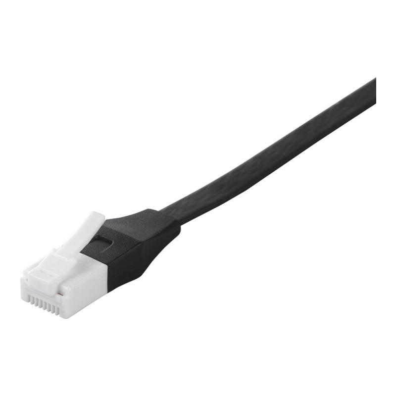 Rakuten - BUFFALO ツメの折れないLANケーブル カテゴリー6 ストレート フラット 1m ブラック BSLS6FU10BK2